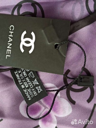 Платок Двусторонний Шелковый Chanel новый