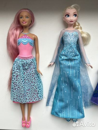 Кукла барби принцесса, русалочка Ариэль, балерина