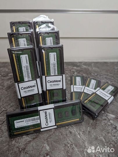 Новая DDR3 4GB 1600Mhz CeaMere Гарантия