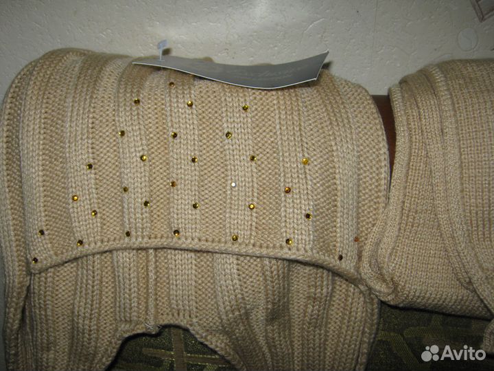 Новый комплект для девочки (шапка и шарф)