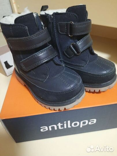 Ботинки детские 24 размер, зима, для мальчика