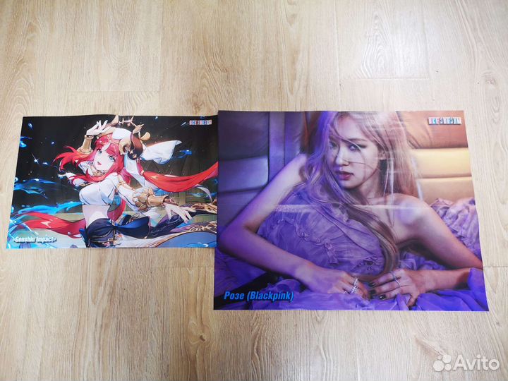 Постеры kpop, аниме, игры, импровизация