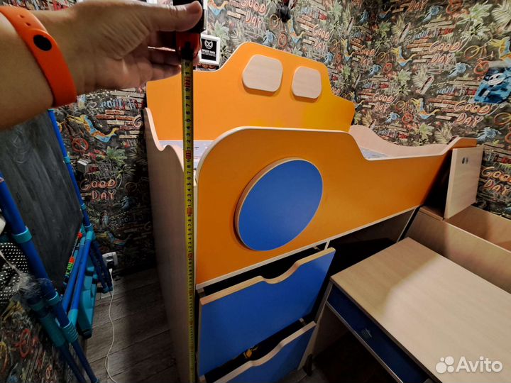 Детская кровать модульная