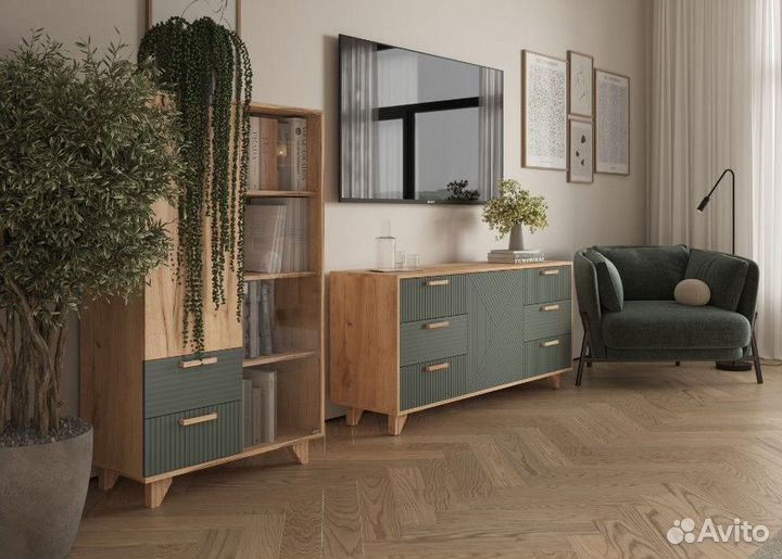 Комод Ньерд Дуб Вотан/Можжевельник оригинал