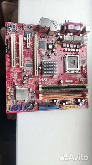 Материнская плата msi n1996 945GM4 с Intel E6600