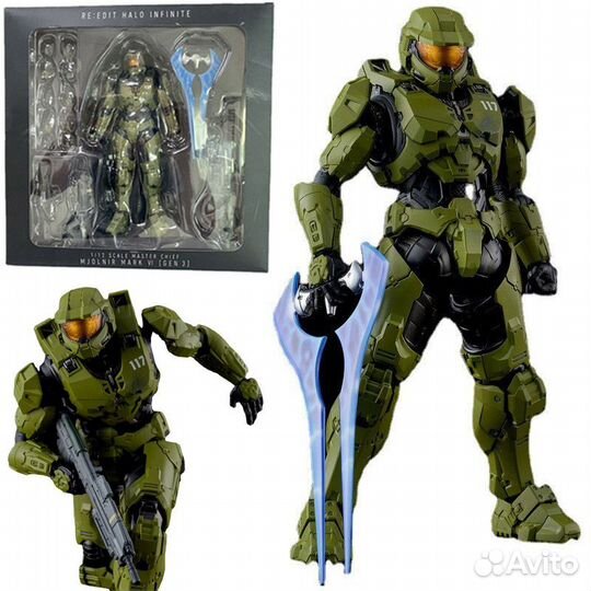 Подвижная фигурка Mark VI из игры Halo Infinite 18
