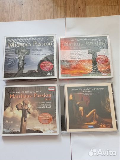 Фирм. CD опер,ораторий:Гендель,Бах,Телеман и др