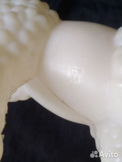 Игрушка СССР Пудель, Артемон, дутыш