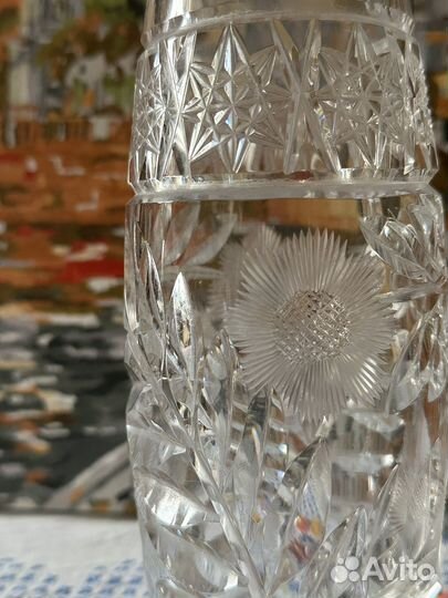 Хрустальная ваза