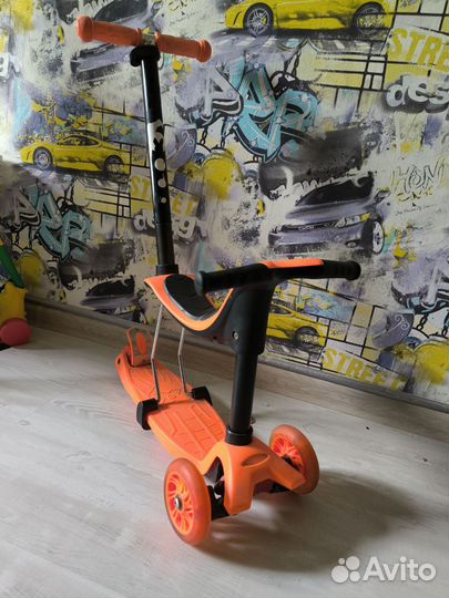 Самокат беговел 2 в 1