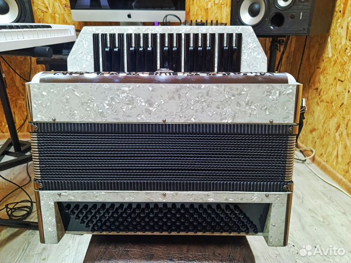 Гармошка цельнопланочная 6/4 латунь