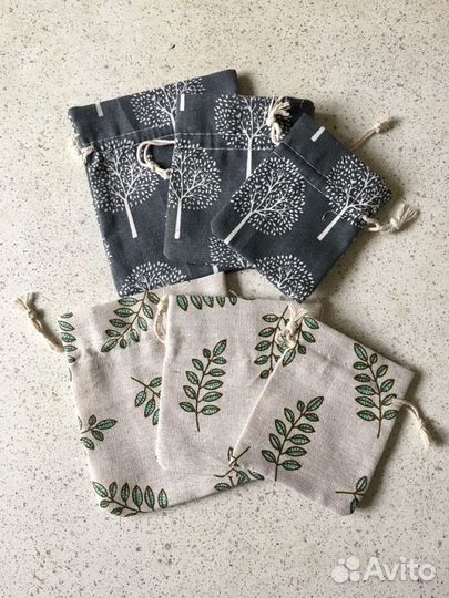 Льняные мешочки