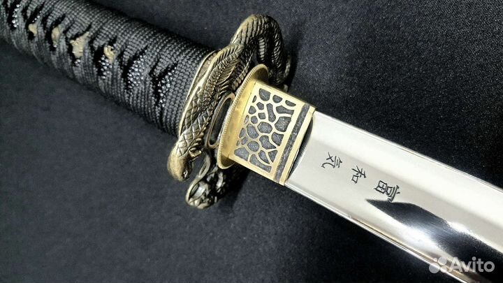 Katana black,gray dragon ложка