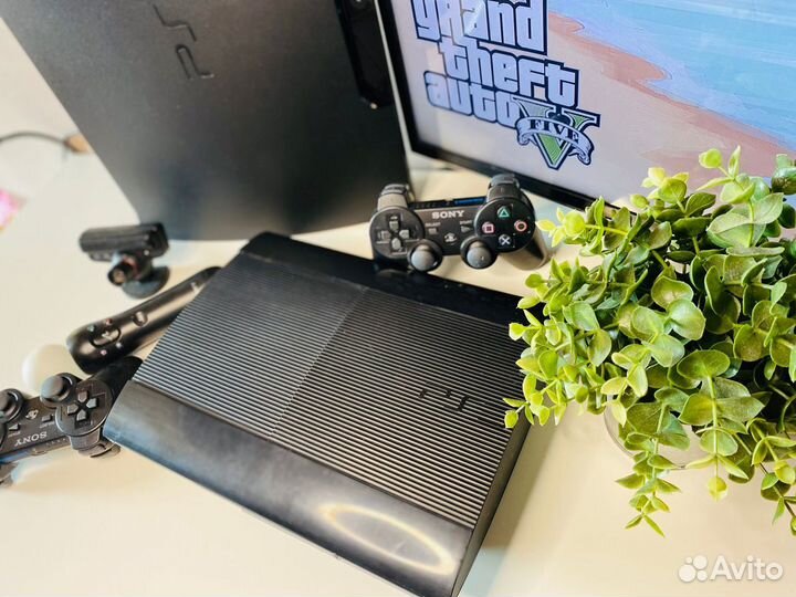 PS3 superslim 500gb HEN PS3 Slim 320gb + игры