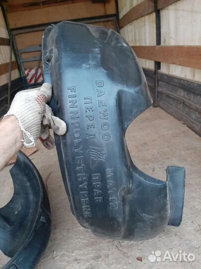 Подкрылки daewoo matiz