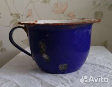 Горшок эмалированный начала 20 века