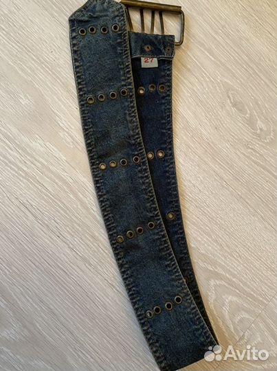 Ремень винтаж джинсовый оригинал