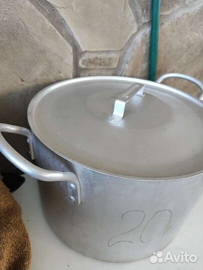Кастрюля алюминиевая выварка