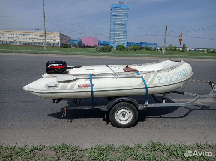 Лодка Suzumar 360+ Mercury 15+ прицеп мзса +Эхолот