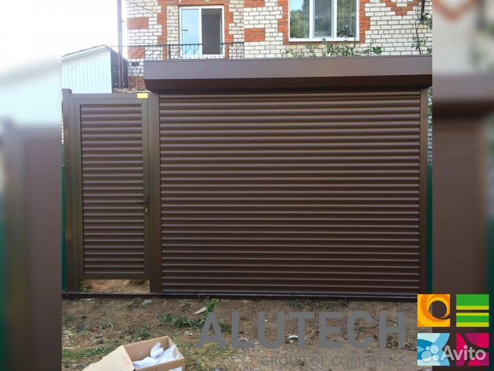 Ворота алютех роллетные