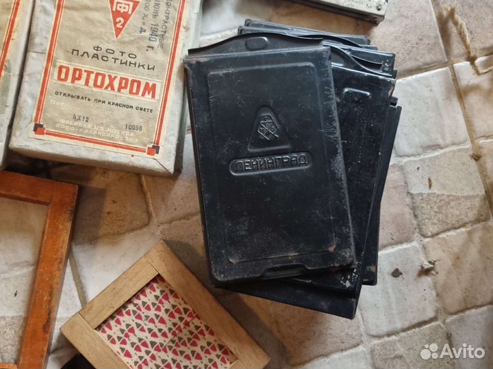 Фото пластинки фотохром, изорто 1940г