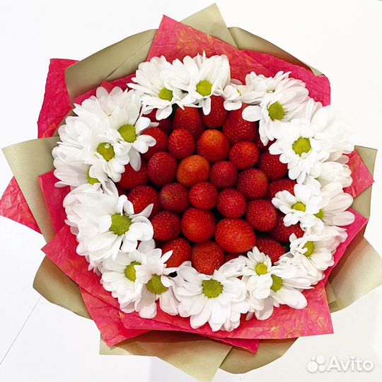 Клубничные букеты