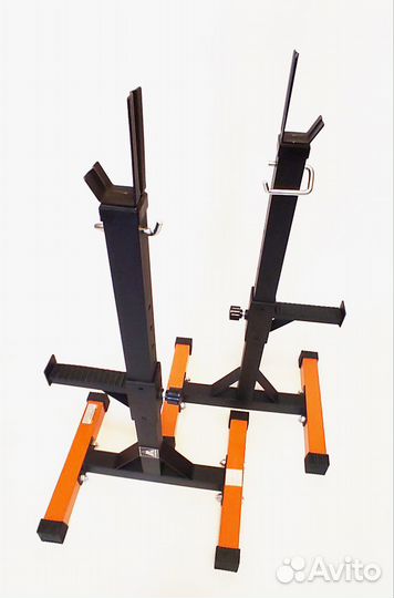 Стойки под штангу со страх. DFC dsst16 черн/орнж