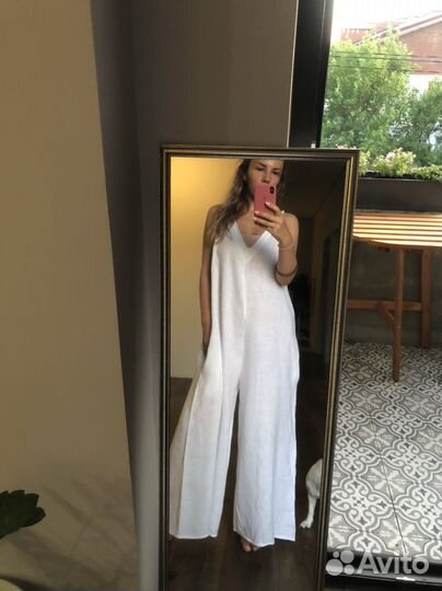 Комбинезон льняной