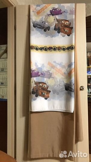 Комплект штор в детскую (тюль+плотные)