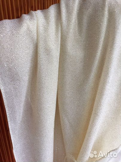 Палантин /отрез ткани плотный шифон