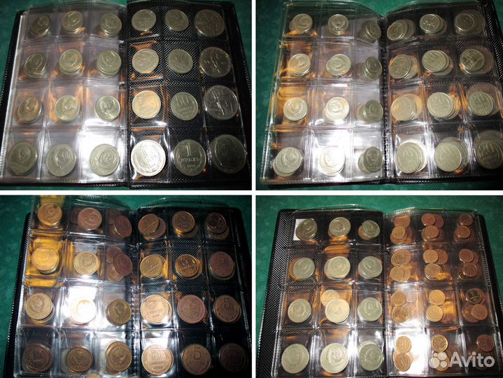 Коллекция монет СССР, Россия, Мир (альбомы)