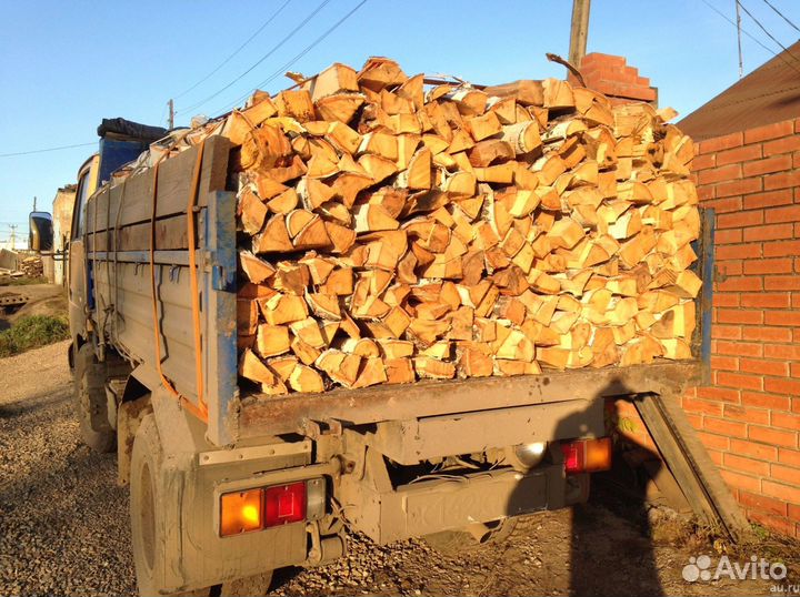 Дрова березовые колотые