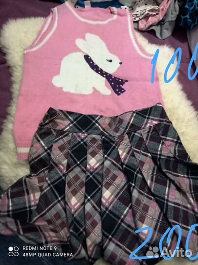 Одежда на девочку 4-5-6 лет