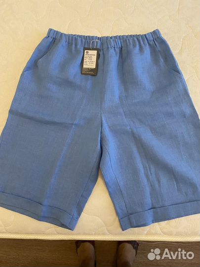 Шорты (бриджи) женские таань лён