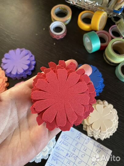 Цветы из фоамирана