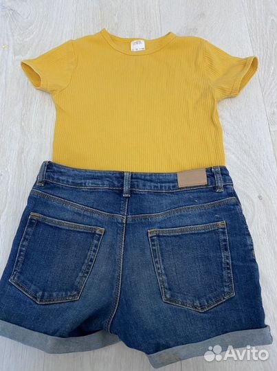 Джинсовые шорты mango