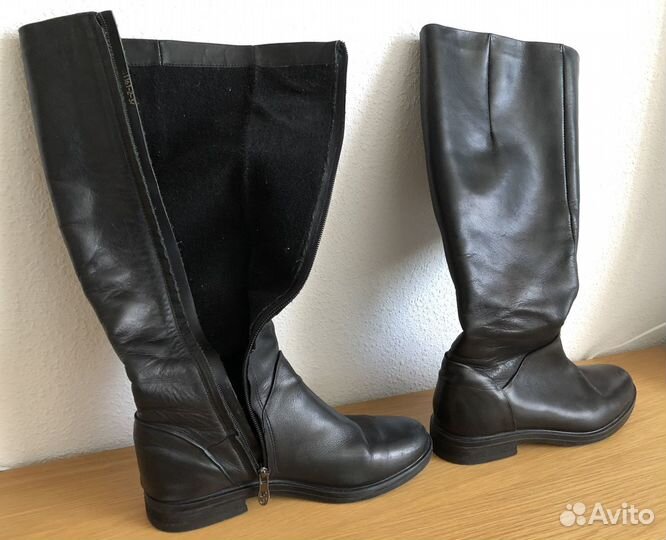 Сапоги кожаные женские 38 39 40 41
