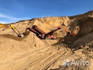 Песок карьерный