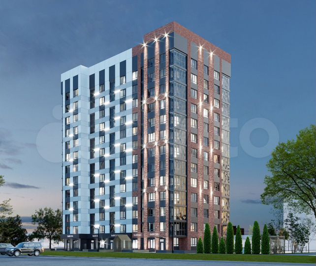 1-к. квартира, 48,9 м², 2/14 эт.