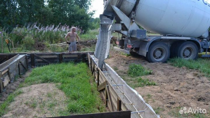 Бетон, доставка бетона миксером