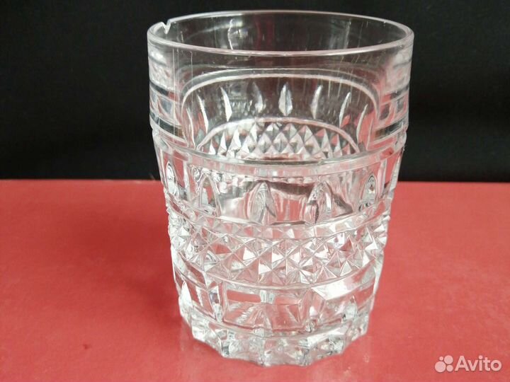 Хрустальный набор для виски,коньяка.Чехословакия