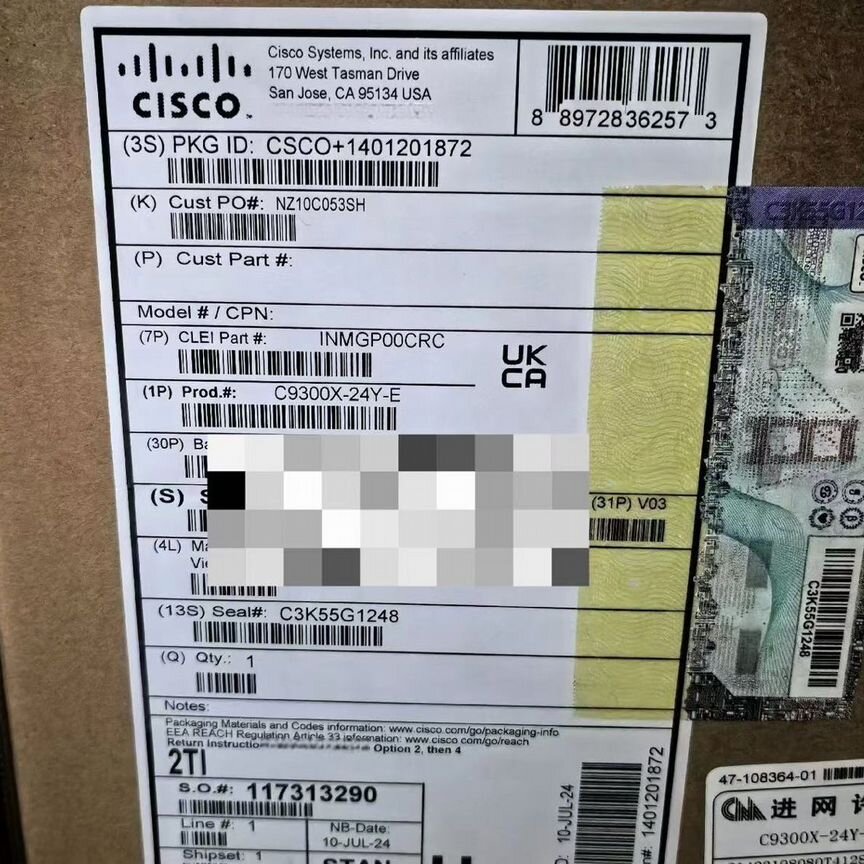 [C9300X-12Y-E] Коммутаторы Cisco И C9300x-24y-E C9300x-12y-E
