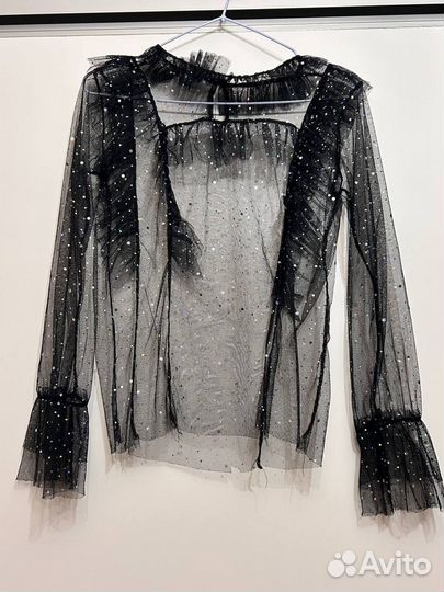 Блузка прозрачная XS