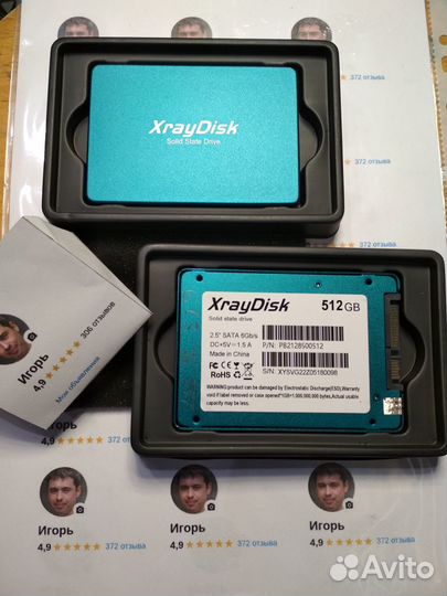 SSD 60, 90, 120, 240, 512Gb 1Tb SATA3 Новые