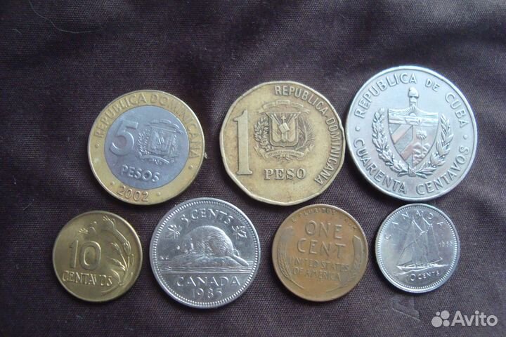 Монеты Северной, Латинской и Южной Америки