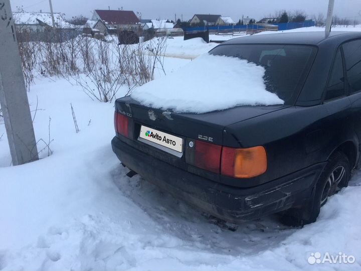 Audi 100 2.3 МТ, 1991, битый, 450 000 км