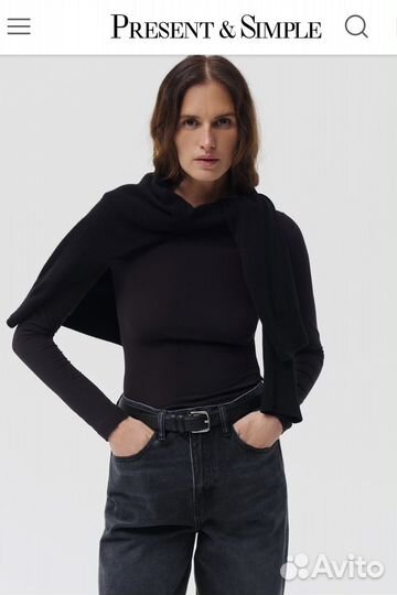 Лонгслив новый Present&Simple