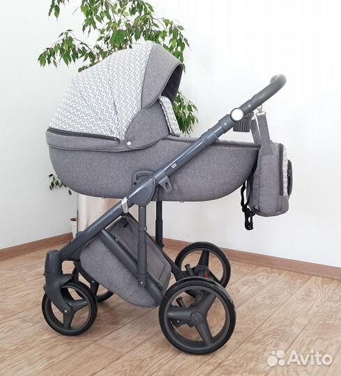 Коляска Adamex Luciano deluxe 3в1