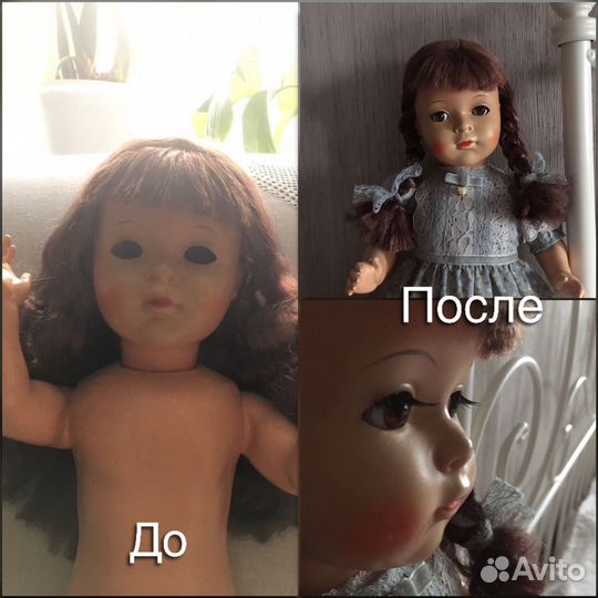 Реставрация старых кукл и мягких игрушек