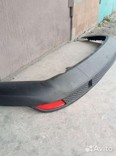 Юбка заднего бампера Форд Фокус 3